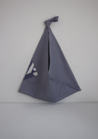 Origami Fold Bag Grey